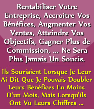 Rentabiliser Votre Entreprise, Accroitre Vos B&eacute;n&eacute;fices Imm&eacute;diatement