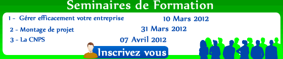 S&eacute;minaire de F&eacute;vrier et Mars 2012